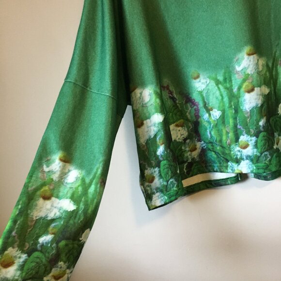 MISSLOOK Meadow Flowers Cotton Blend Button Down Boho Cardigan - Picture 8 of 13